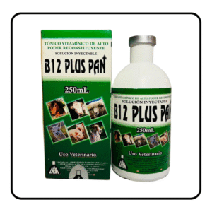 B12 Plus Pan – Tónico vitamínico veterinario para animales de granja