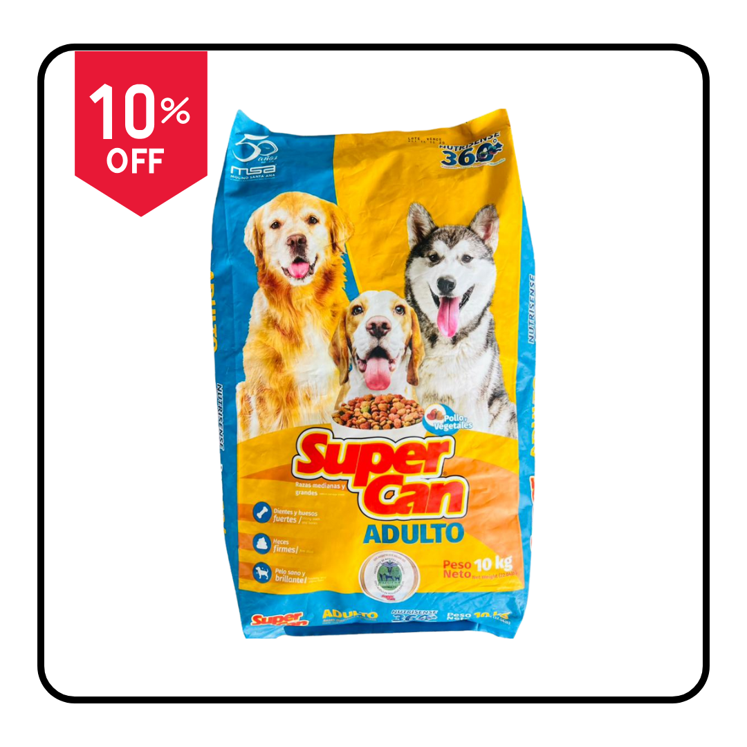Super Can Adulto alimento balanceado para perros adultos